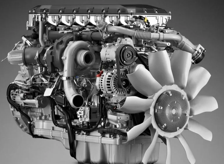 Representative automotive engine assembly